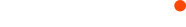 logo branco bolinha laranja